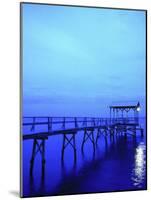 Pier, Mississippi Gulf, Bay St. Louis, MS-Kindra Clineff-Mounted Photographic Print