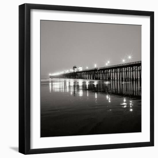 Pier Night 1-Lee Peterson-Framed Photographic Print