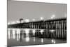 Pier Night Panorama I-Lee Peterson-Mounted Photographic Print