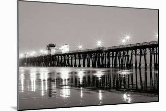 Pier Night Panorama I-Lee Peterson-Mounted Photographic Print