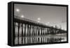 Pier Night Panorama II-Lee Peterson-Framed Stretched Canvas