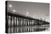 Pier Night Panorama II-Lee Peterson-Stretched Canvas