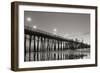 Pier Night Panorama II-Lee Peterson-Framed Photographic Print