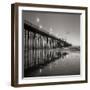 Pier Night Square II-Lee Peterson-Framed Photographic Print