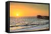 Pier of Swakopmund at Sunset-Circumnavigation-Framed Stretched Canvas