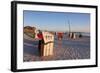 Pier of the Baltic Seaside Resort of Hohwacht, Schleswig-Holstein, Germany-null-Framed Art Print