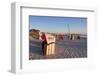 Pier of the Baltic Seaside Resort of Hohwacht, Schleswig-Holstein, Germany-null-Framed Art Print