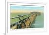 Pier, Old Orchard Beach, Maine-null-Framed Premium Giclee Print