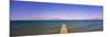 Pier on a Lake, Pyramid Lake, Nevada, USA-null-Mounted Photographic Print