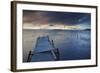 Pier on Isla del Sol (Island of the Sun) at Dawn, Lake Titicaca, Bolivia, South America-Ian Trower-Framed Photographic Print