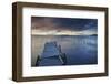 Pier on Isla del Sol (Island of the Sun) at Dawn, Lake Titicaca, Bolivia, South America-Ian Trower-Framed Photographic Print