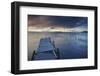 Pier on Isla del Sol (Island of the Sun) at Dawn, Lake Titicaca, Bolivia, South America-Ian Trower-Framed Photographic Print