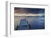 Pier on Isla del Sol (Island of the Sun) at Dawn, Lake Titicaca, Bolivia, South America-Ian Trower-Framed Photographic Print