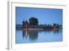 Pier on Keszthely Beach, Keszthely, Lake Balaton, Hungary, Europe-Ian Trower-Framed Photographic Print