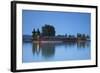 Pier on Keszthely Beach, Keszthely, Lake Balaton, Hungary, Europe-Ian Trower-Framed Photographic Print