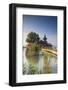 Pier on Keszthely Beach, Keszthely, Lake Balaton, Hungary-Ian Trower-Framed Photographic Print