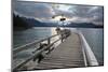 Pier on Lake Nahuel Huapi, Puerto Angostura, Villa La Angostura, Nahuel Huapi National Park, The La-Stuart Black-Mounted Photographic Print