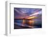 Pier on the Beach of Naples on the Gulf Coast, Florida, USA-null-Framed Premium Giclee Print