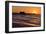 Pier on the Beach of Naples on the Gulf Coast, Florida, USA-null-Framed Art Print