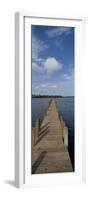 Pier on the Sea, Machipongo, Virginia, USA-null-Framed Photographic Print