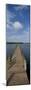 Pier on the Sea, Machipongo, Virginia, USA-null-Mounted Photographic Print