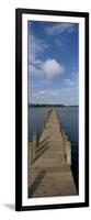 Pier on the Sea, Machipongo, Virginia, USA-null-Framed Photographic Print