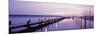 Pier over a Lake, Lake Starnberg, Munich, Bavaria, Germany-null-Mounted Photographic Print