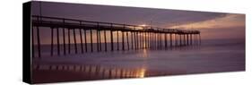 Pier over an Ocean, Ocean City, Maryland, USA-null-Stretched Canvas