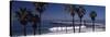 Pier over an Ocean, San Clemente Pier, Los Angeles County, California, USA-null-Stretched Canvas