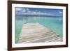 Pier over Clear Waters, Southwater Cay, Stann Creek, Belize-Cindy Miller Hopkins-Framed Photographic Print