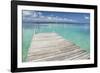 Pier over Clear Waters, Southwater Cay, Stann Creek, Belize-Cindy Miller Hopkins-Framed Photographic Print