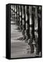 Pier Pilings 8-Lee Peterson-Framed Stretched Canvas