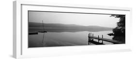 Pier, Pleasant Lake, New Hampshire, USA-null-Framed Photographic Print