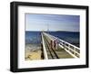 Pier, Point Lonsdale, Port Phillip Heads, Victoria, Australia-David Wall-Framed Photographic Print