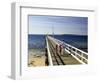 Pier, Point Lonsdale, Port Phillip Heads, Victoria, Australia-David Wall-Framed Photographic Print