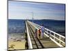 Pier, Point Lonsdale, Port Phillip Heads, Victoria, Australia-David Wall-Mounted Photographic Print