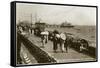 Pier, Promenade and Bandstand, Eastbourne, Sussex, C1920S-null-Framed Stretched Canvas
