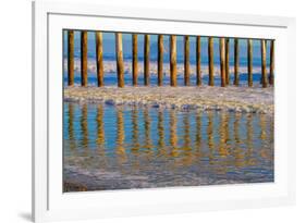 Pier Reflections I-Lee Peterson-Framed Photographic Print