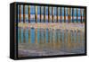 Pier Reflections I-Lee Peterson-Framed Stretched Canvas