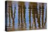 Pier Reflections II-Lee Peterson-Stretched Canvas