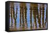 Pier Reflections II-Lee Peterson-Framed Stretched Canvas