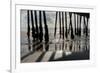 Pier Silhouette I-Lee Peterson-Framed Photographic Print