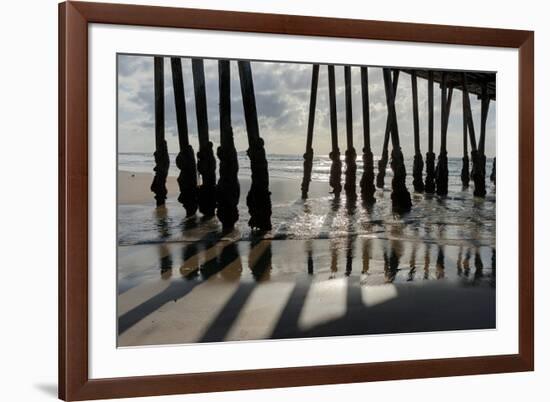 Pier Silhouette I-Lee Peterson-Framed Photographic Print