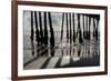 Pier Silhouette I-Lee Peterson-Framed Photographic Print