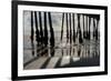 Pier Silhouette I-Lee Peterson-Framed Photo