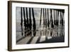 Pier Silhouette I-Lee Peterson-Framed Photo