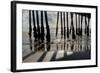 Pier Silhouette I-Lee Peterson-Framed Photo