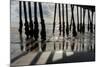 Pier Silhouette I-Lee Peterson-Mounted Photo