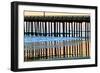 Pier Silhouette II-Lee Peterson-Framed Photo