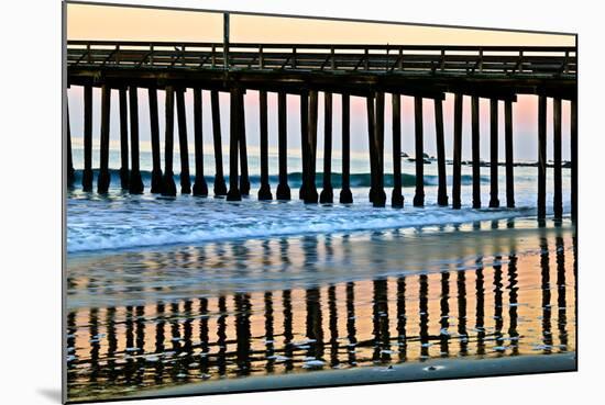 Pier Silhouette II-Lee Peterson-Mounted Photo